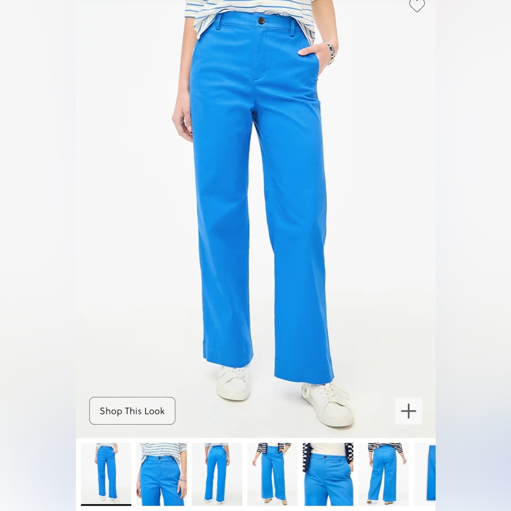 JCrew wide leg chino. Brand new with tags.